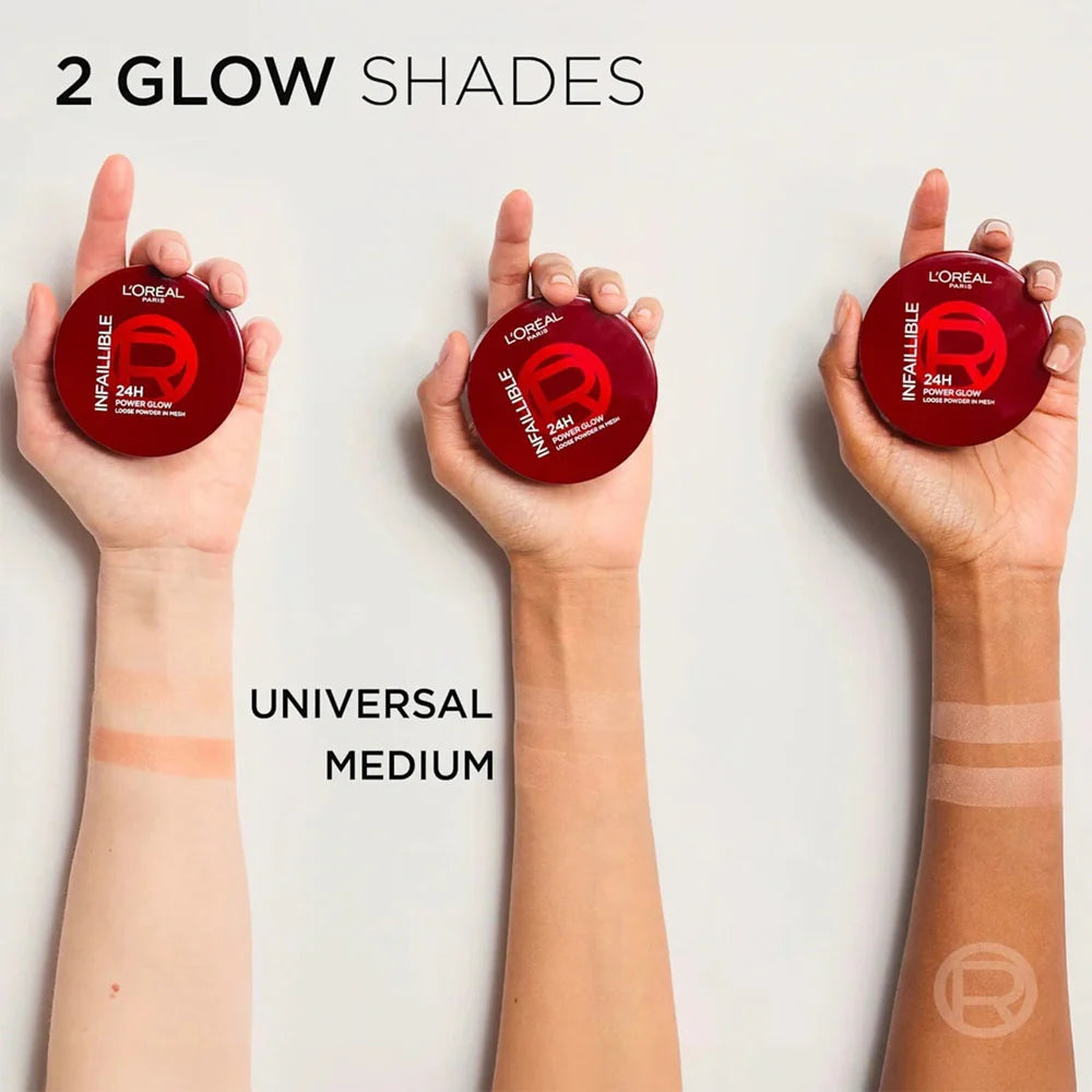 L'OREAL PARIS INFAILLIBLE 24H POWER GLOW LOOSE POWDER - UNIVERSAL