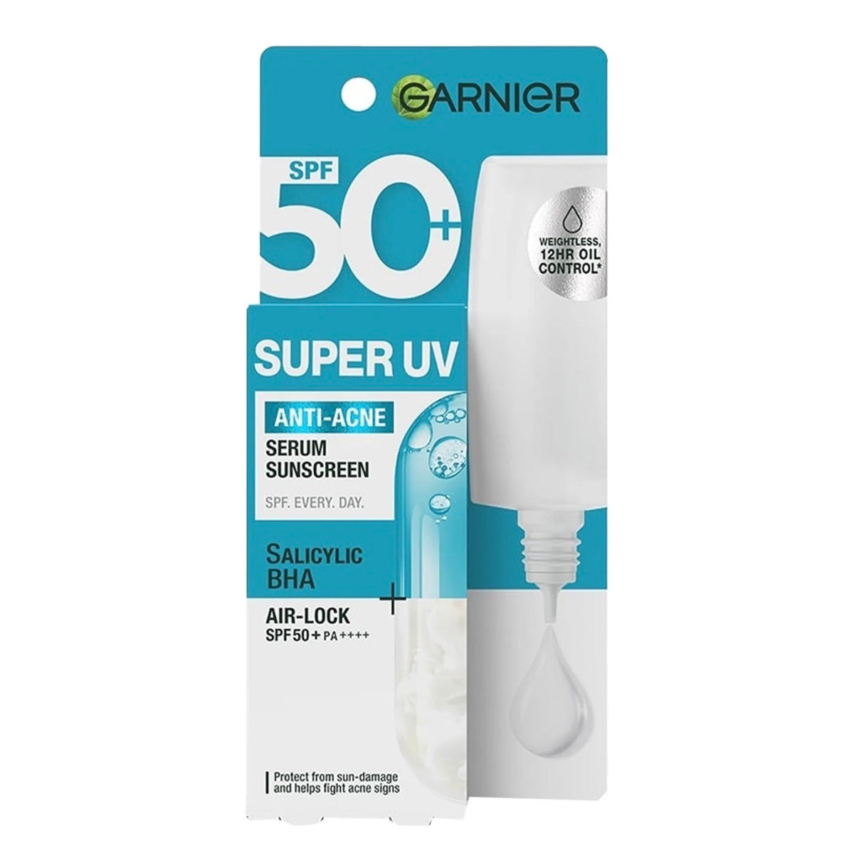 Garnier Super UV Anti-Acne Serum Sunscreen SPF 50