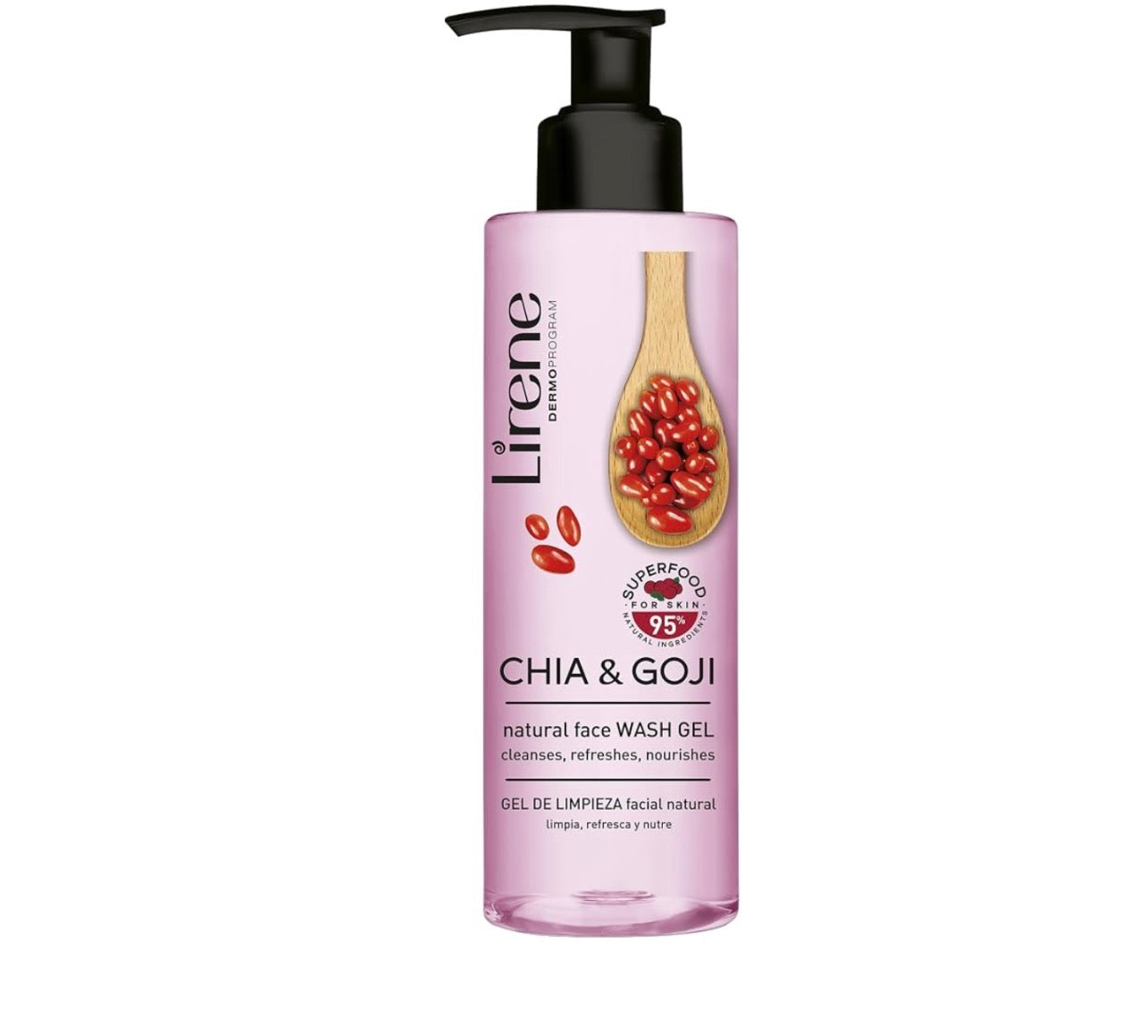 Lirene Chia & Goji Natural Face Wash Gel