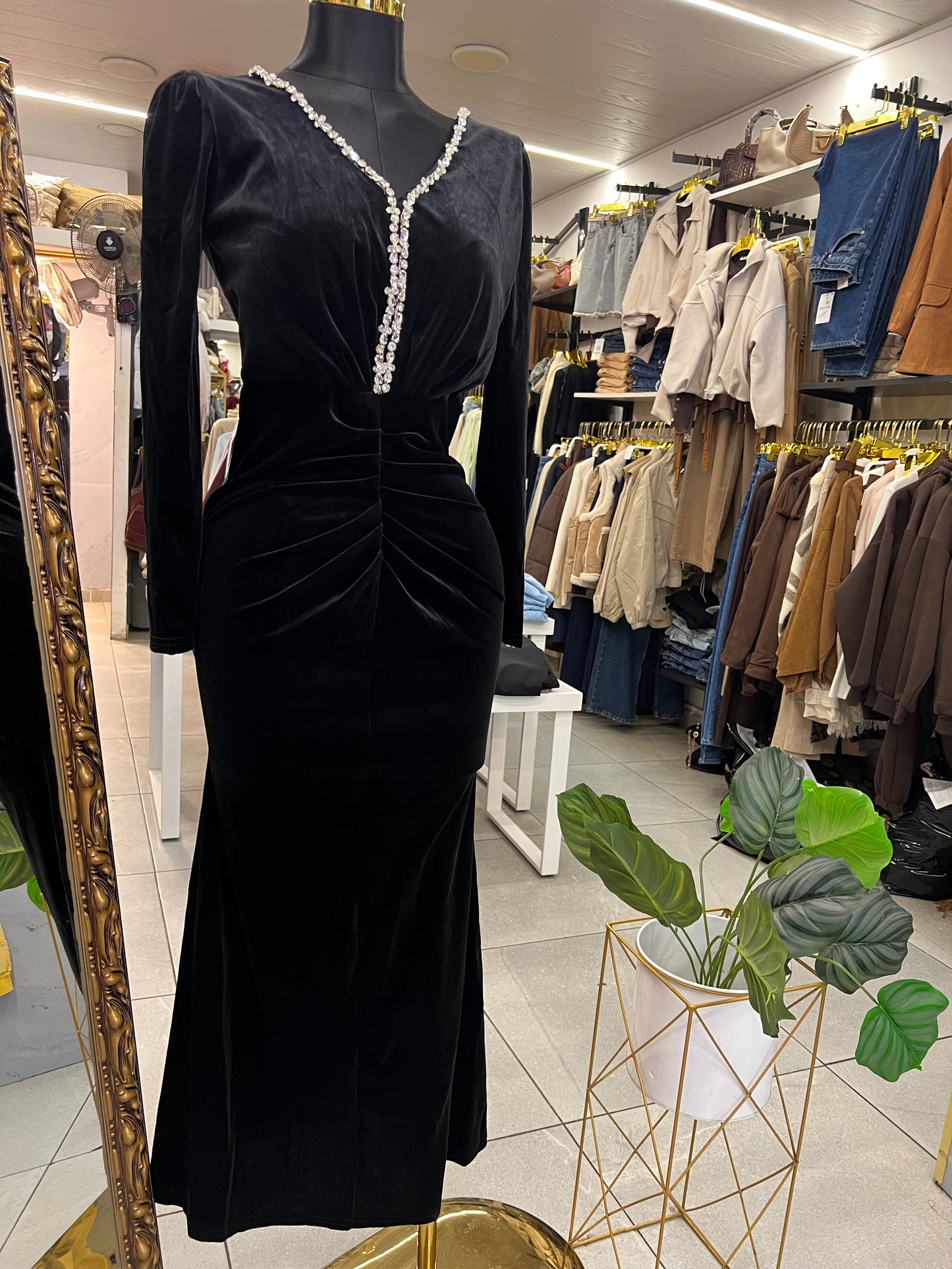 Velvet dress high Quality
