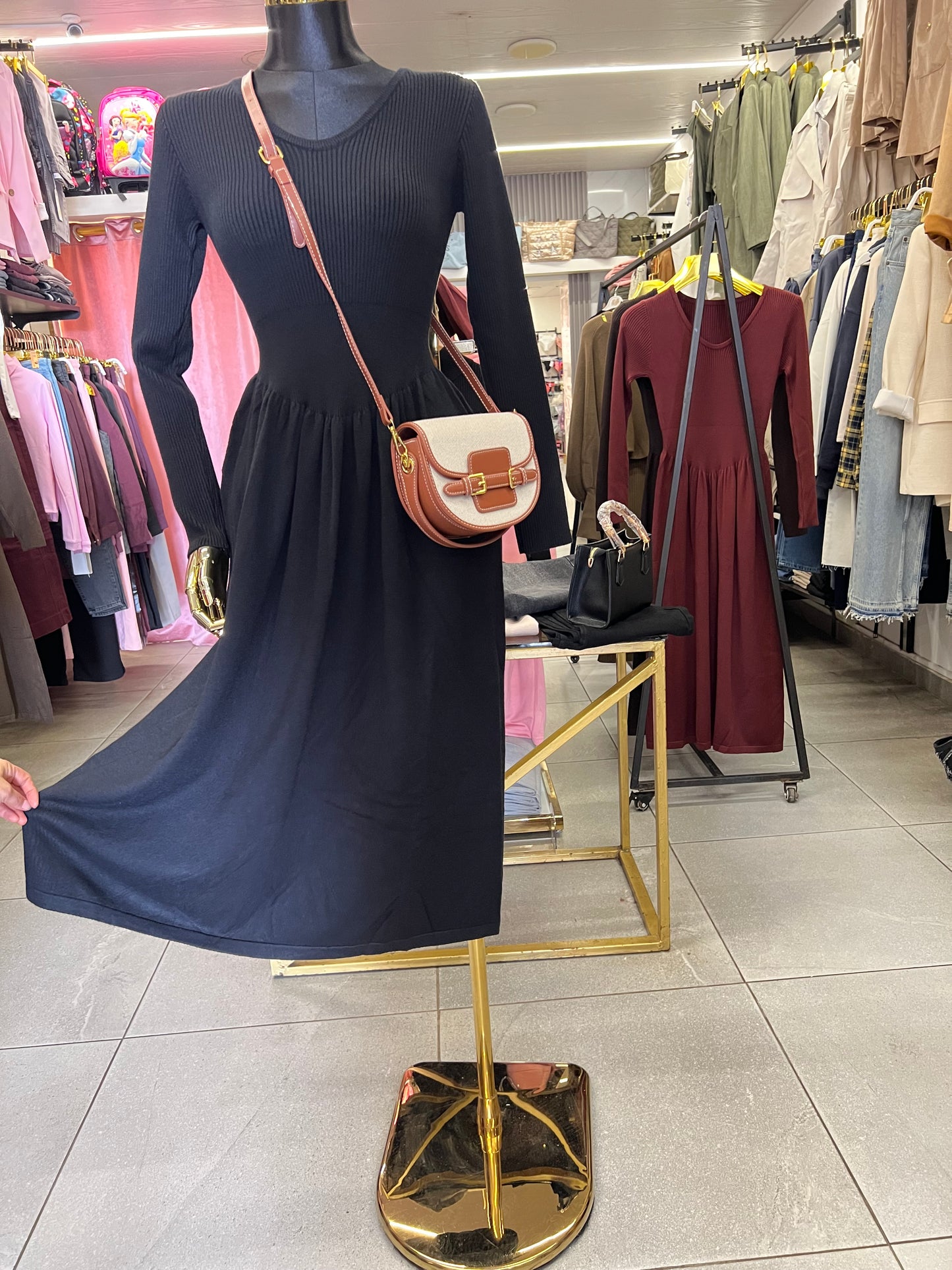 Soft wool dress
