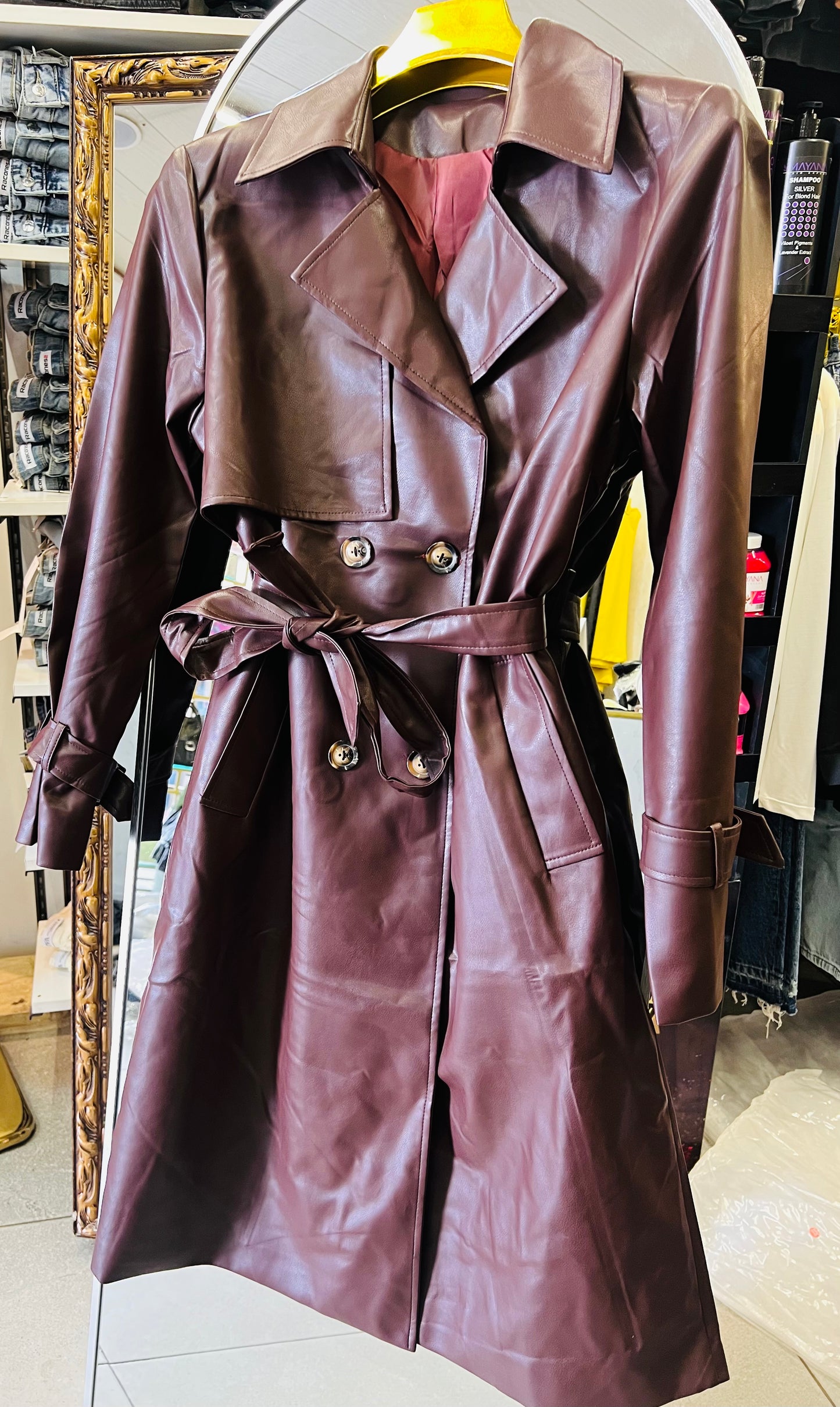 New leather coat
