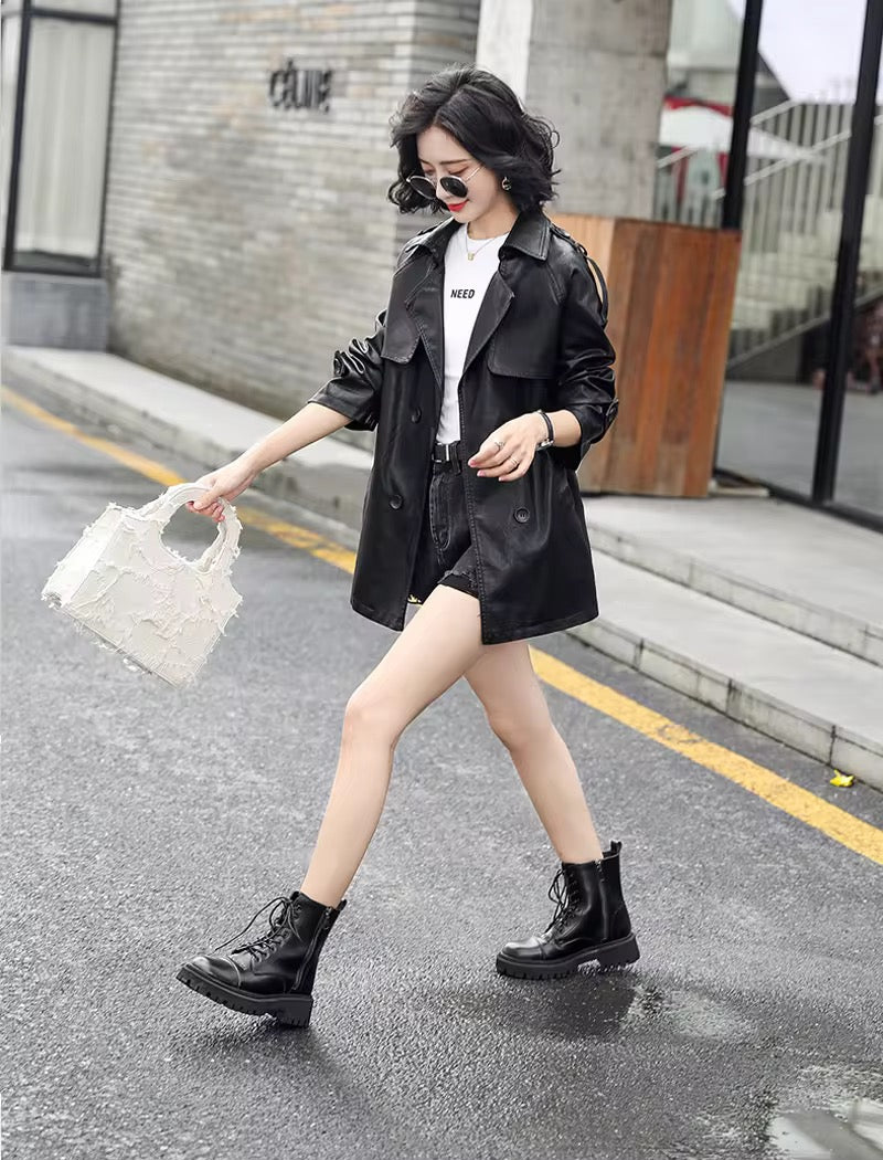 New leather coat