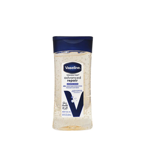 VASELINE INTENSIVE CARE BODY GEL OIL SOOTHING HYDRATION 48 H MOISTURE PREVENT DRYNESS