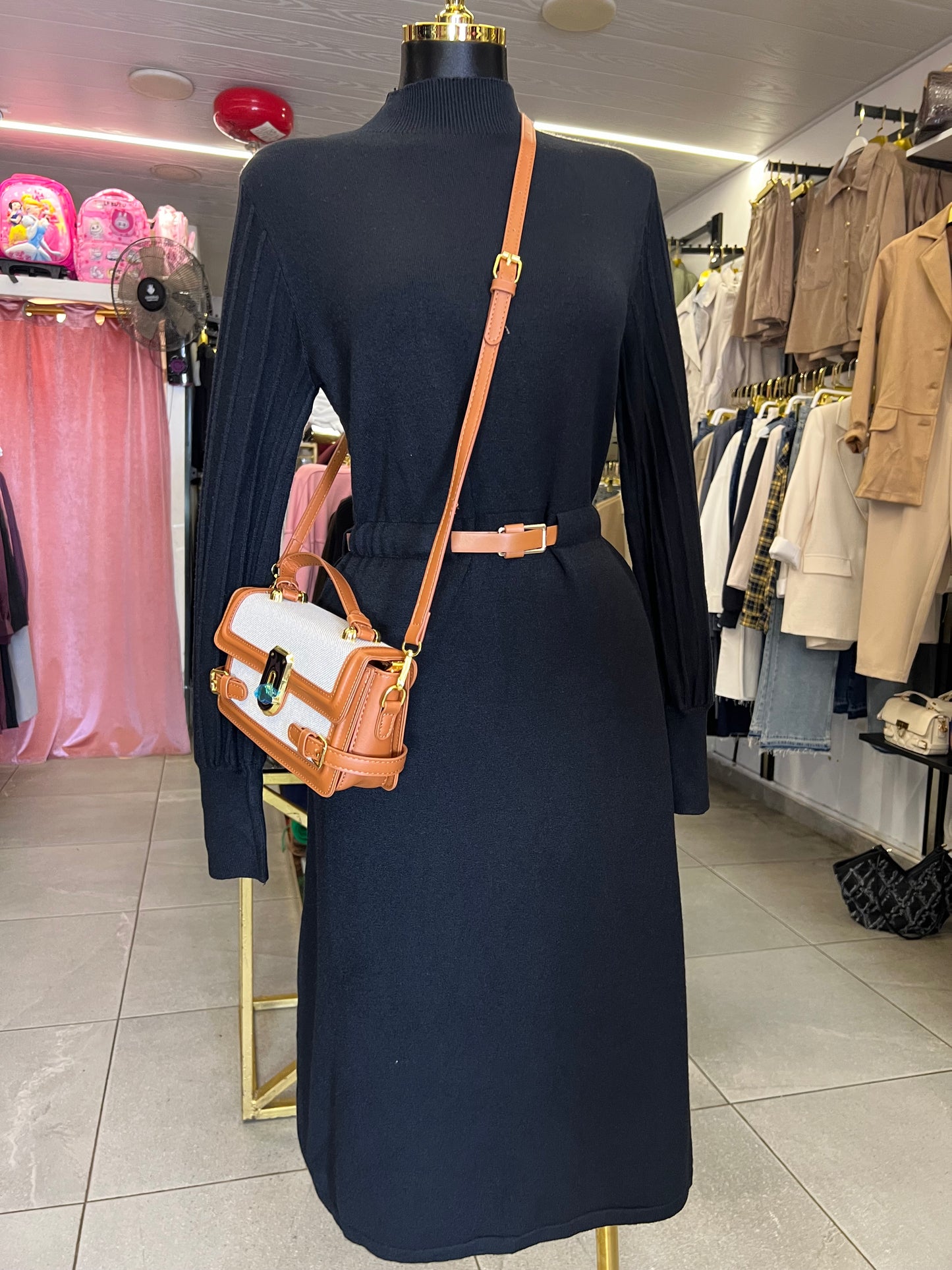 Soft wool dress