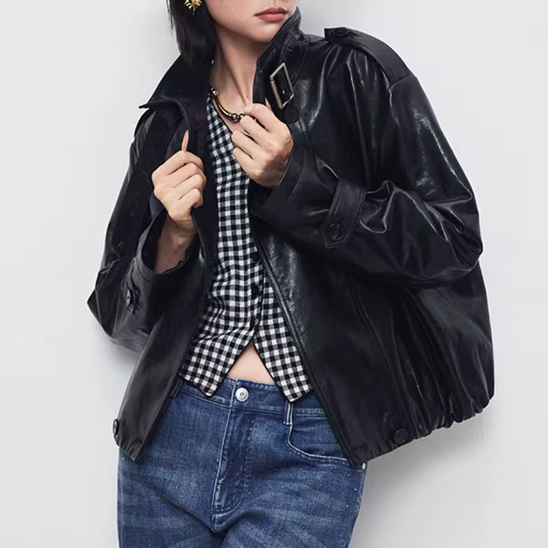 Leather jacket
