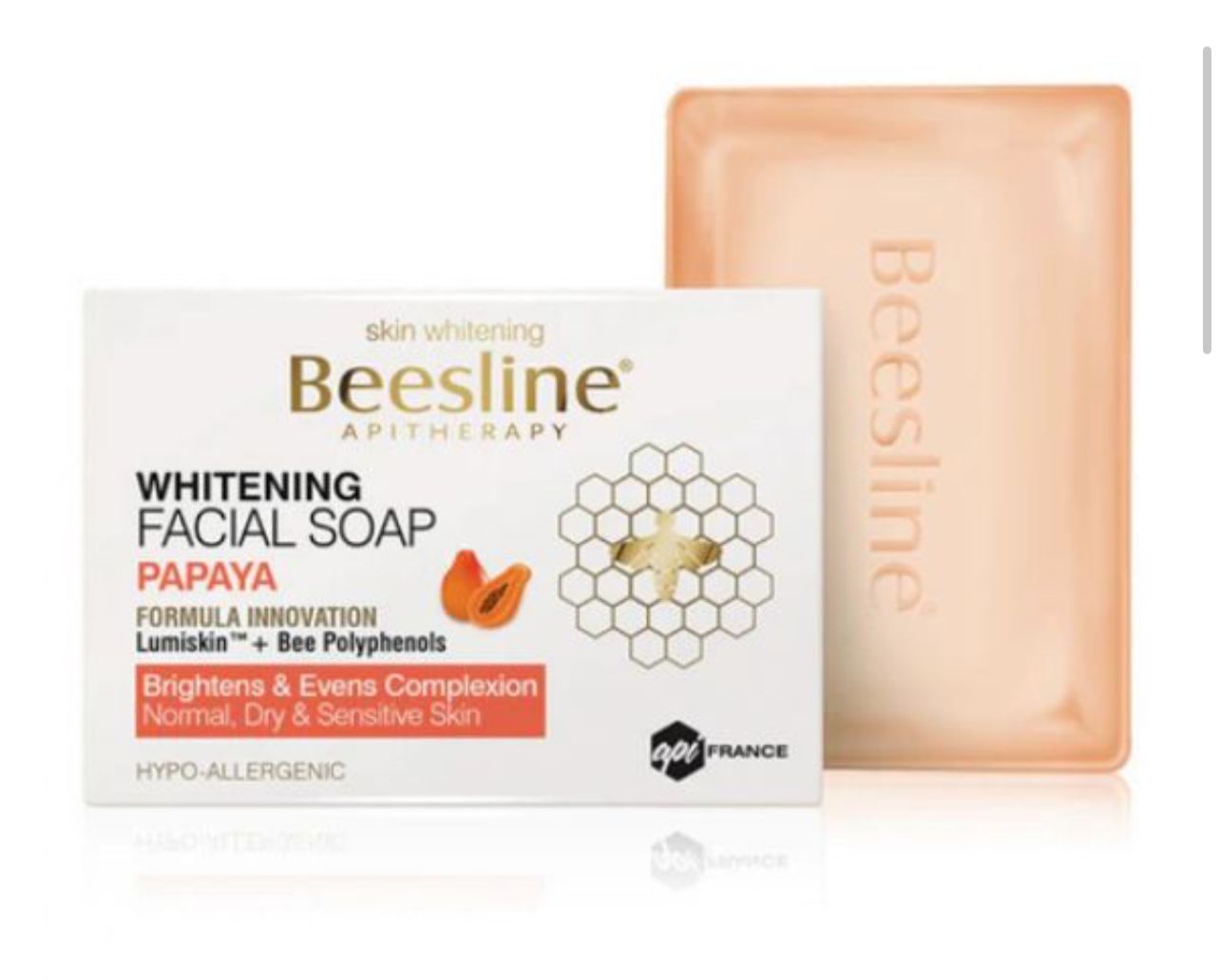 Whitening facial soap papaya