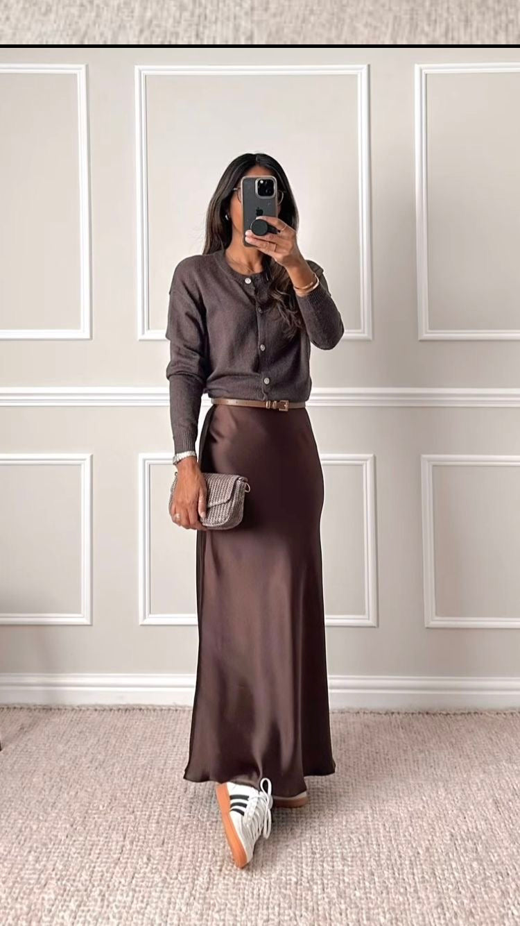 Skirt trend 2025/2026 satin
