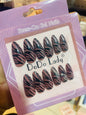 Fake nails 12 pieces with plastic glue