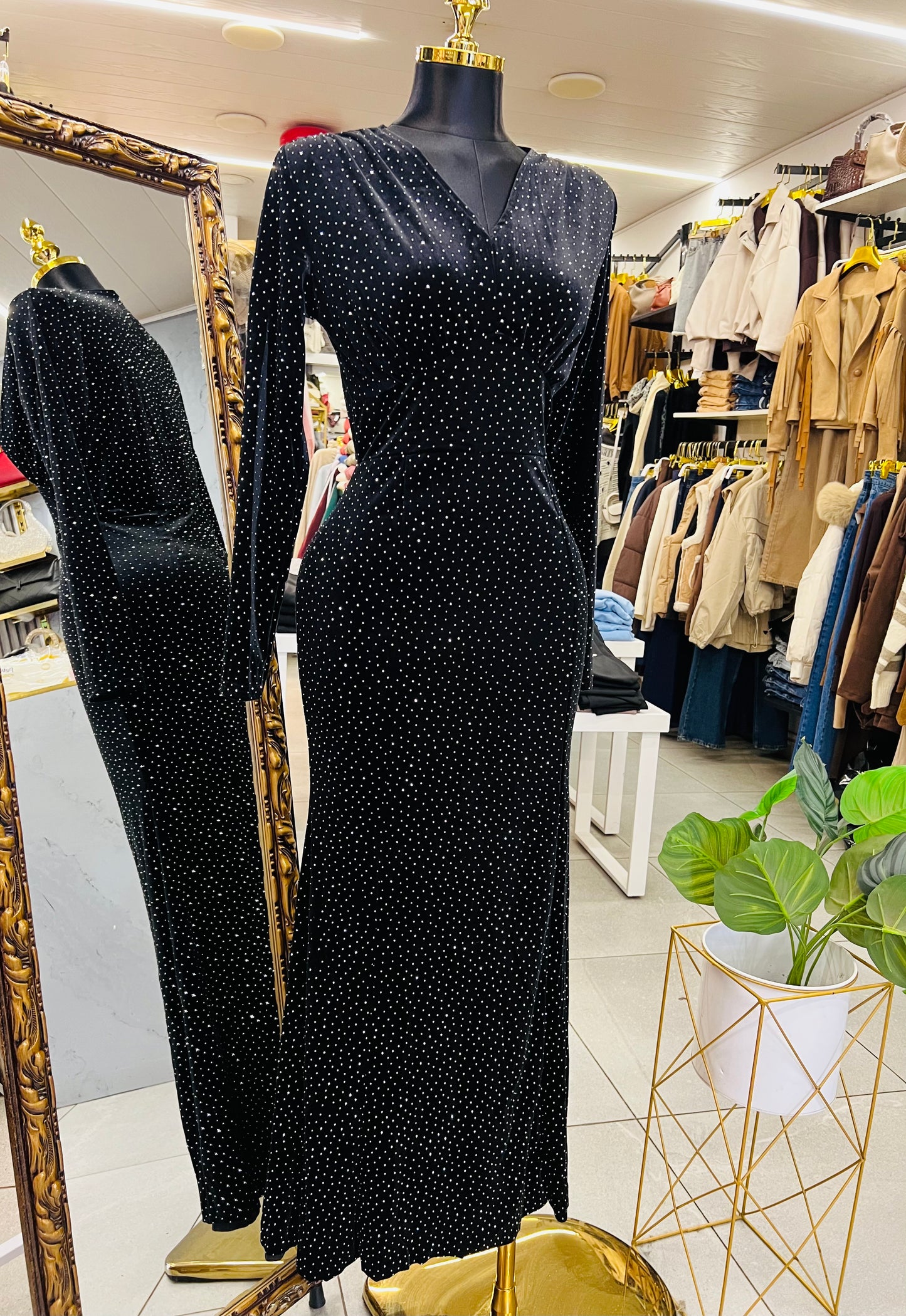 Velvet dress high Quality
