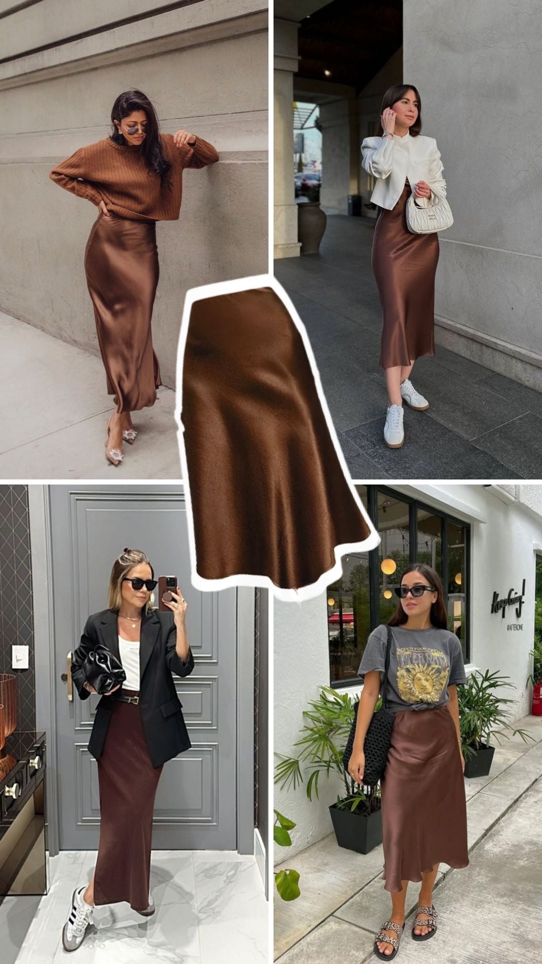 Skirt trend 2025/2026 satin