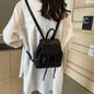 Leather backpack