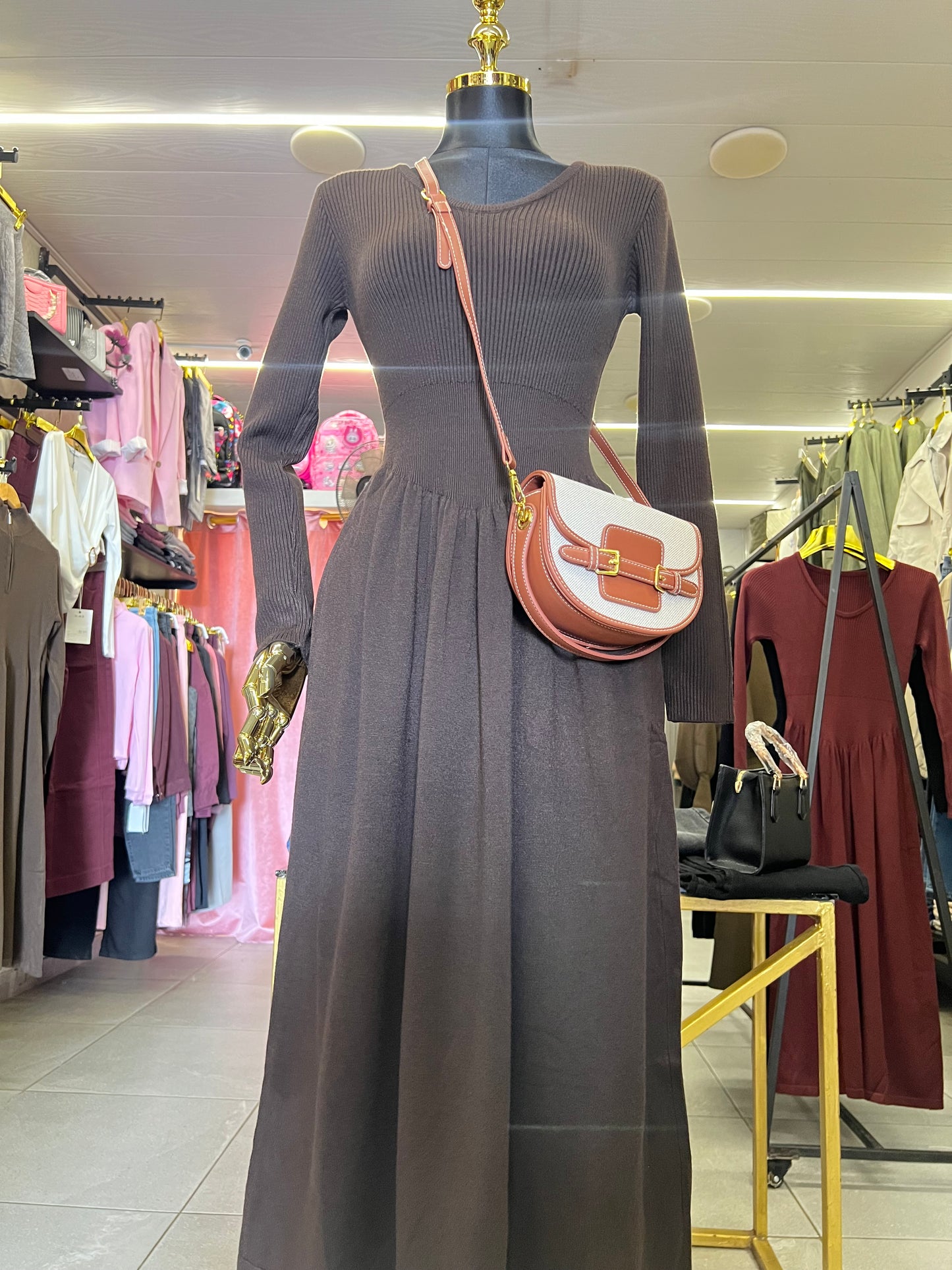 Soft wool dress