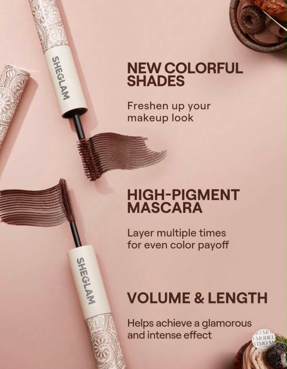 SHEGLAM ALL-IN ONE VOLUME &LENGTH MASCARA MASCARA VOLUME & LONGUEUR TOUT-EN -UN
