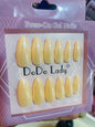 Fake nails 12 pieces with plastics glue