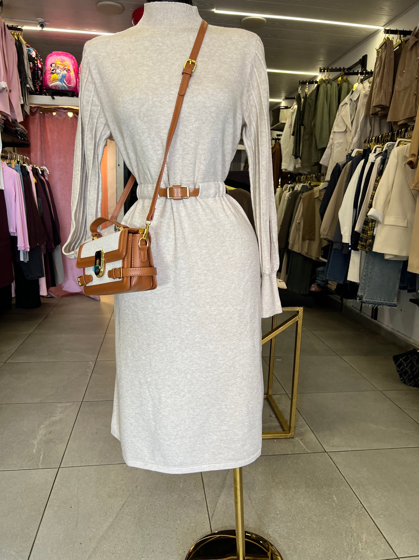 Soft wool dress