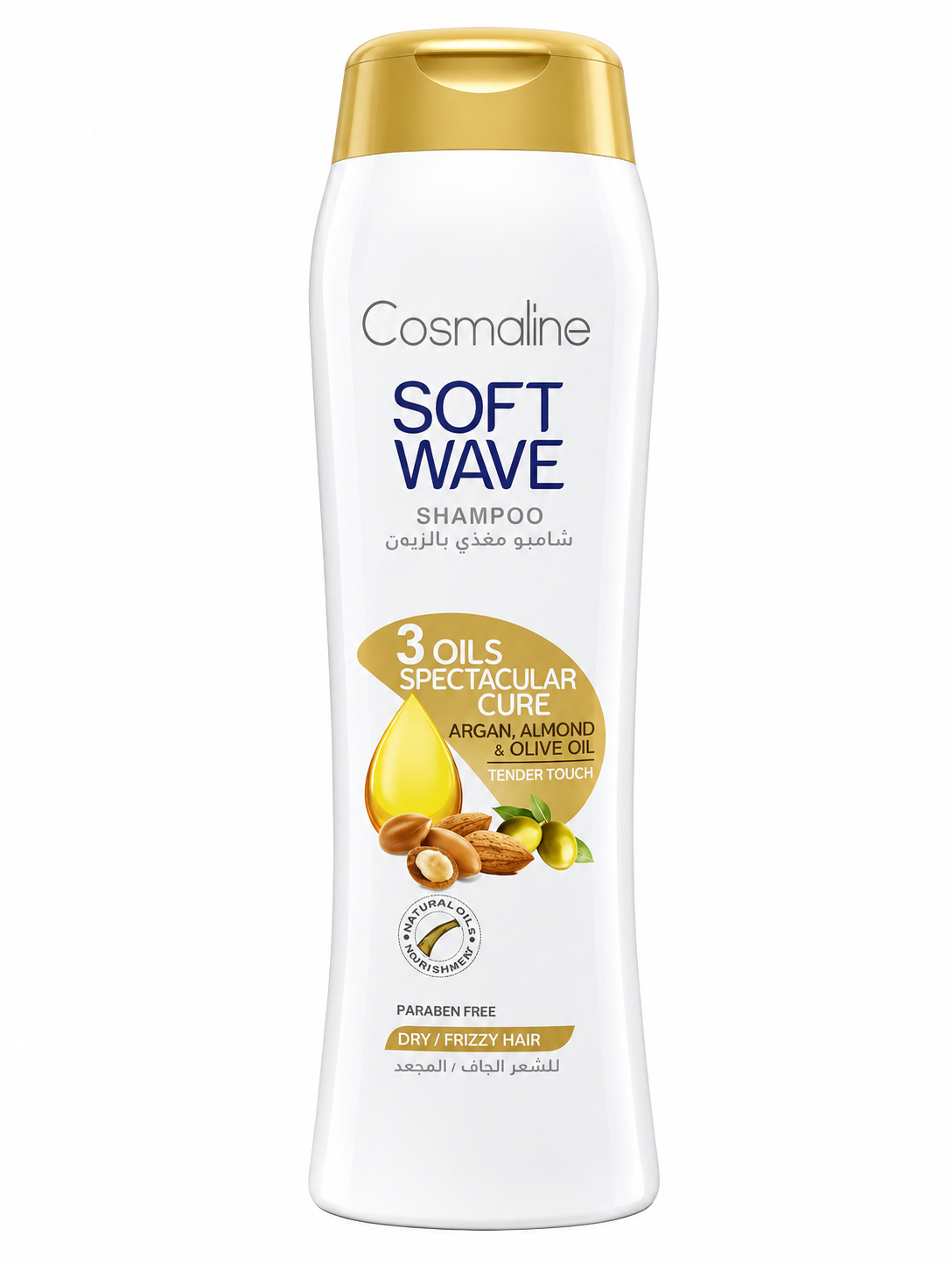 Cosmaline Soft Wave Shampoo – 3 Oils Spectacular Cure 400ml