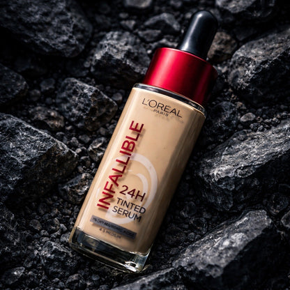 New From L’OREAL PARIS 
INFALLIBLE 24h TINTED SERUM