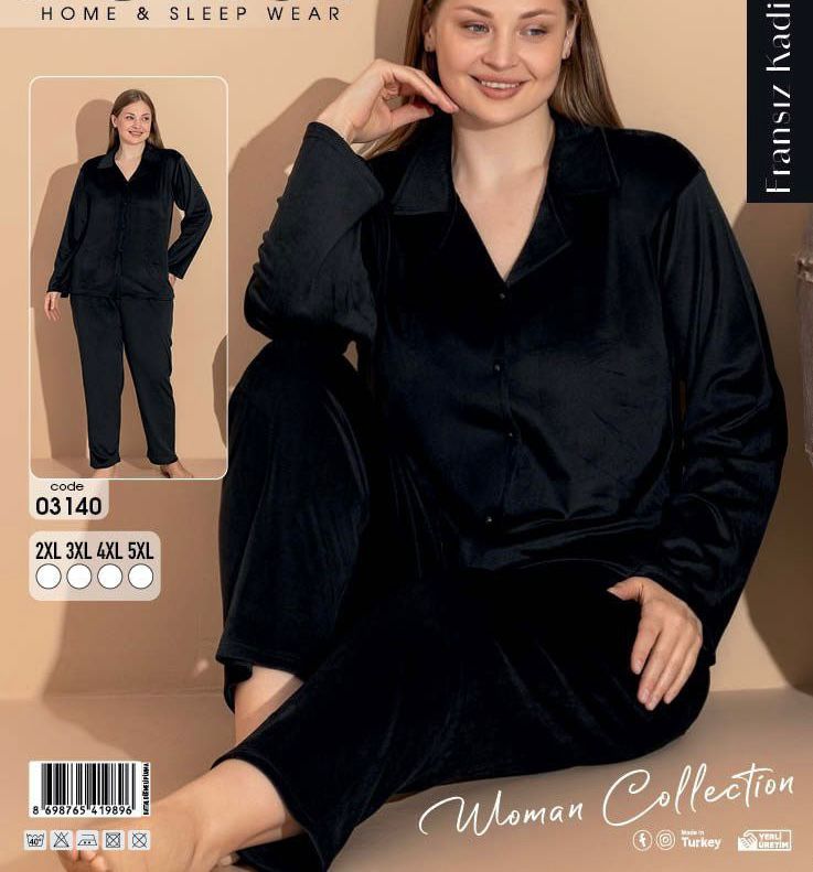 Velvet pijama big size
