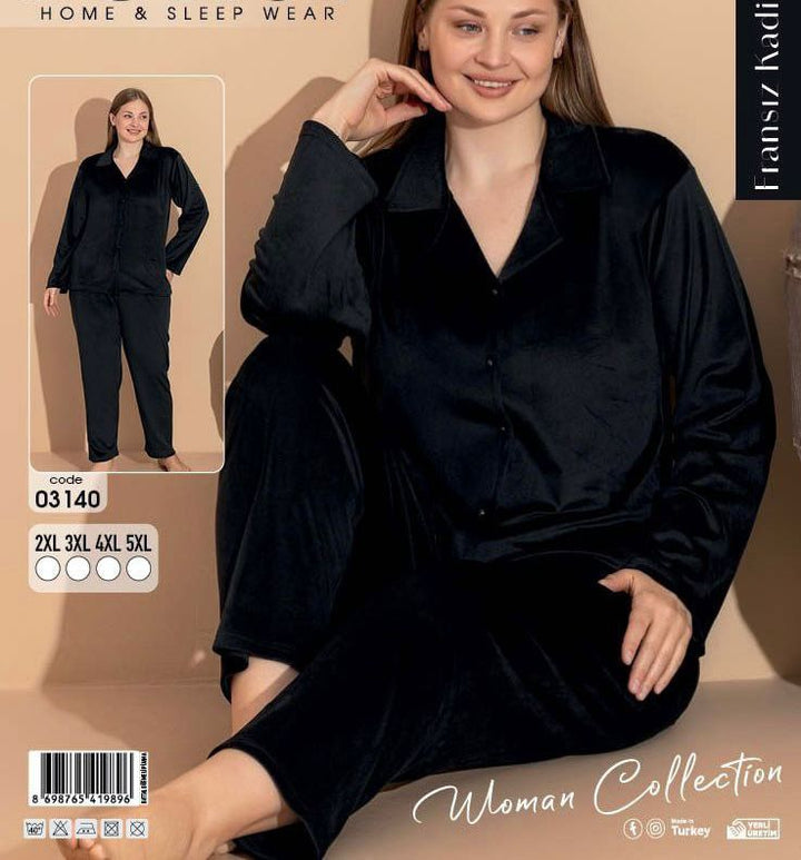 Velvet pijama big size