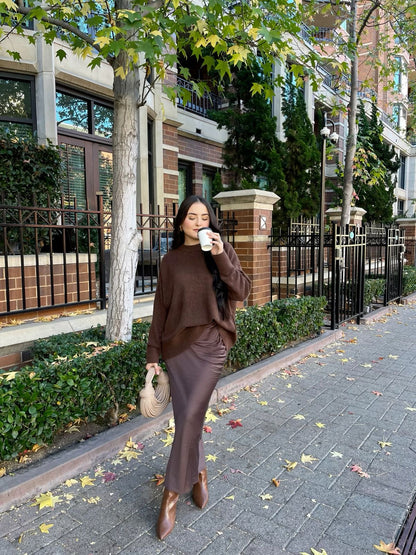 Skirt trend 2025/2026 satin