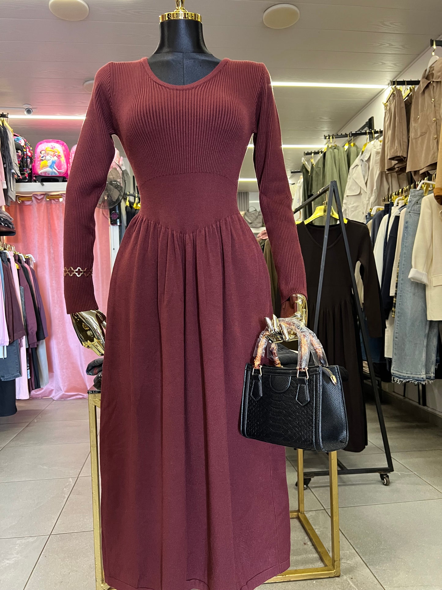Soft wool dress