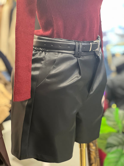 New Leather Short