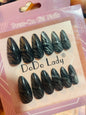 Fake nails 12 pieces with plastic glue