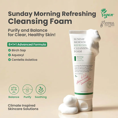 AXIS-Y SUNDAY MORNING REFRESHING CLEANSING FOAM