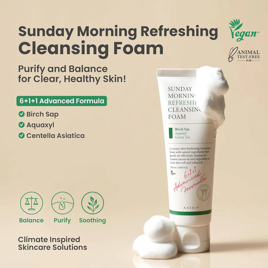 AXIS-Y SUNDAY MORNING REFRESHING CLEANSING FOAM