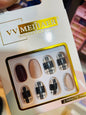 Fake nails 12 pieces with plastic glue