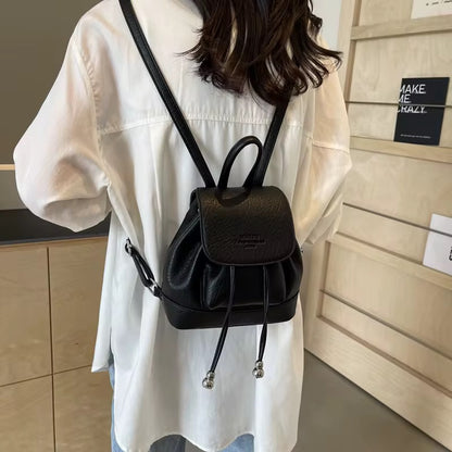 Leather backpack