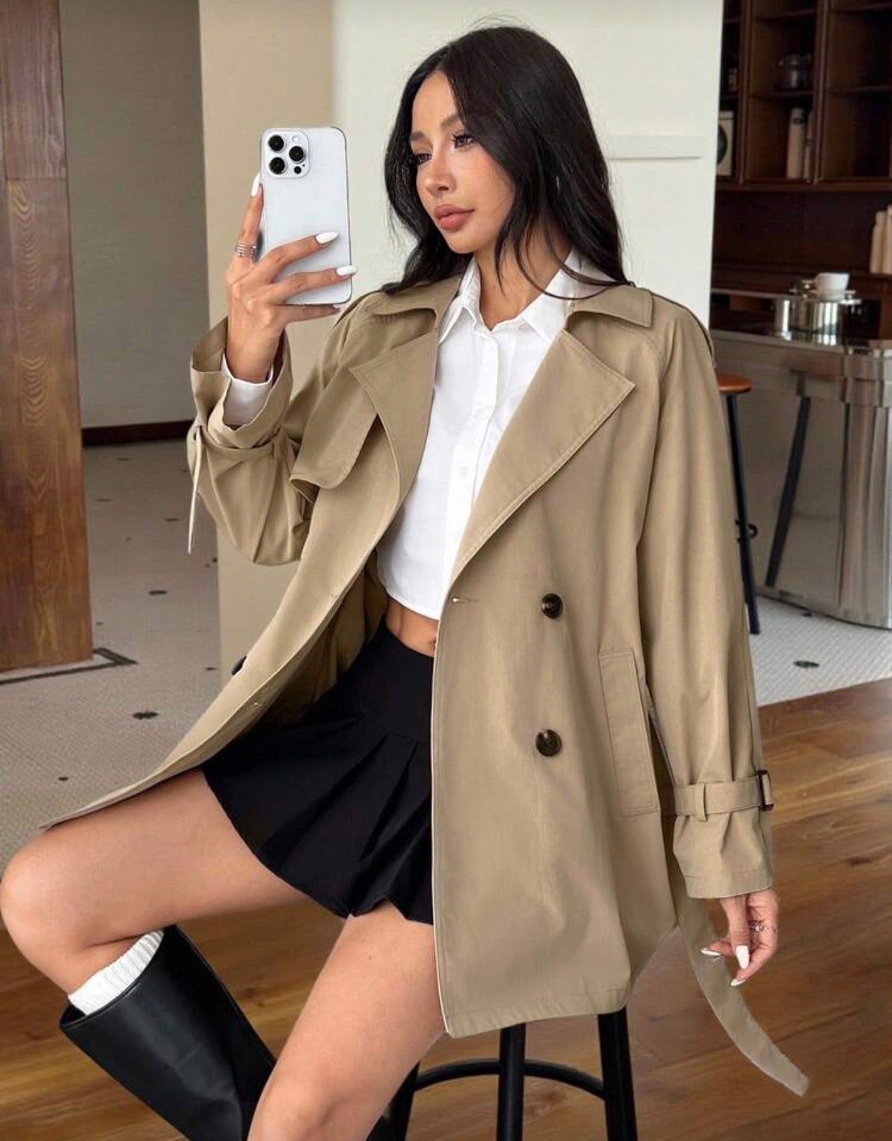 Mini coat high quality