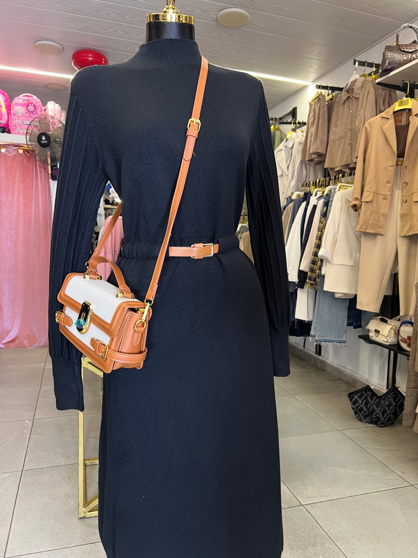 Soft wool dress