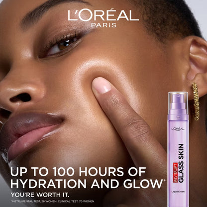 L'ORÉAL PARIS REVITALIFT FILLER GLASS SKIN LIQUID CREAM FACE MOISTURISER, 50ML