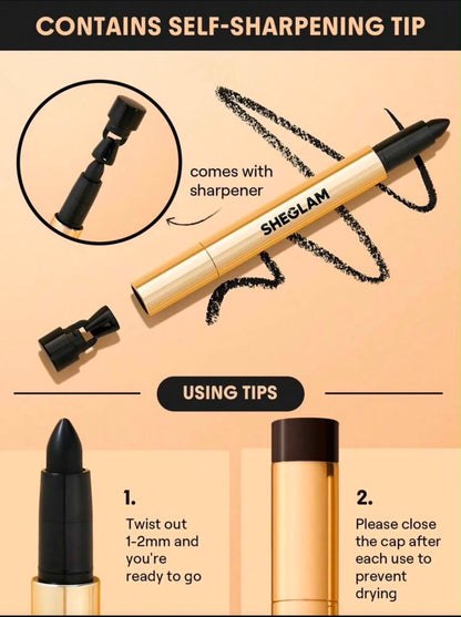 SHEGLAM_ BOLD MOVES KOHL CREAM EYLINER PENCIL BOLD MOVES CRAYON KOHL CRÉMEUX