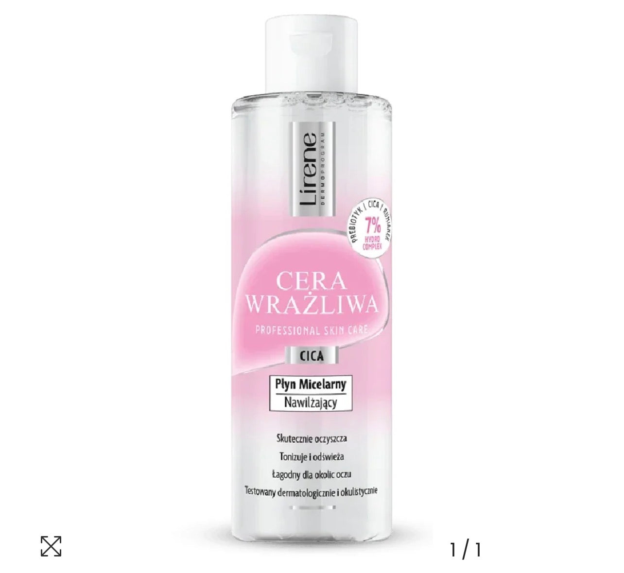 Lirene Sensitive Skin CICA Moisturising Micellar water
