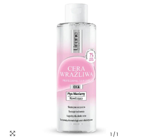 Lirene Sensitive Skin CICA Moisturising Micellar water