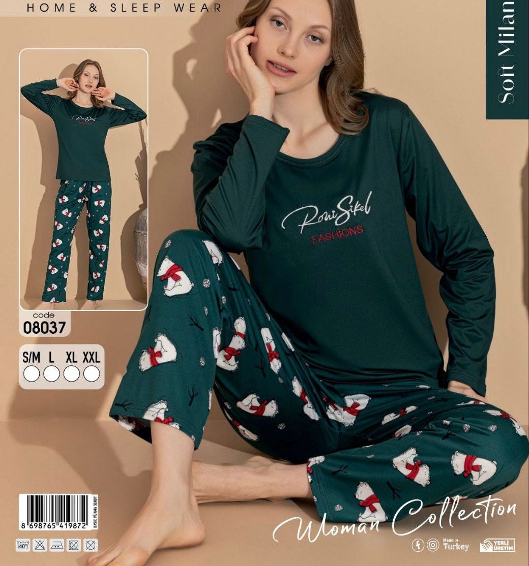 Pijama cotton soft milane