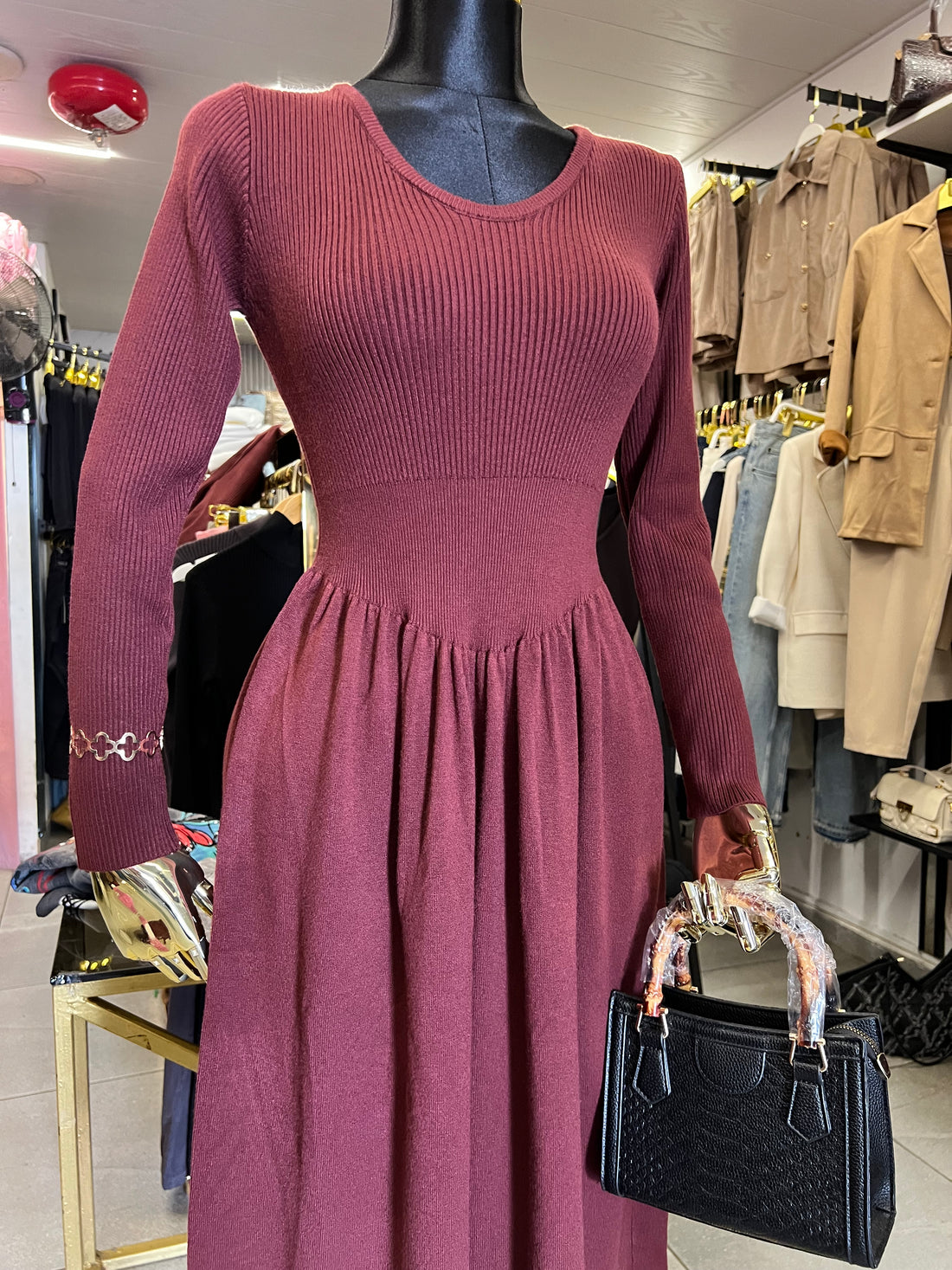 Soft wool dress