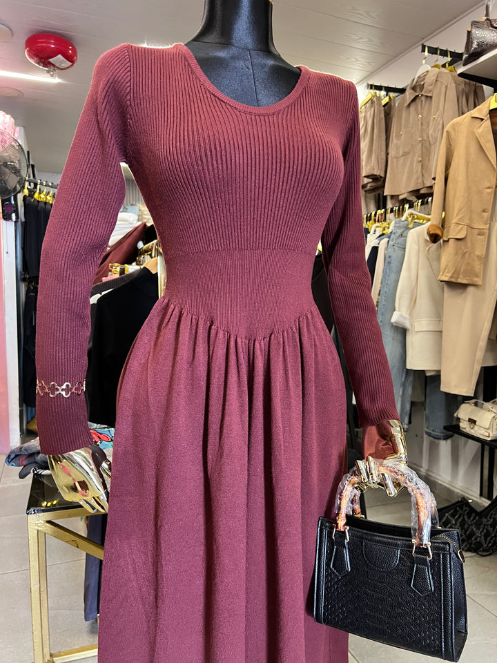 Soft wool dress