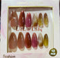 Fake nails 12 pieces with plastic glue