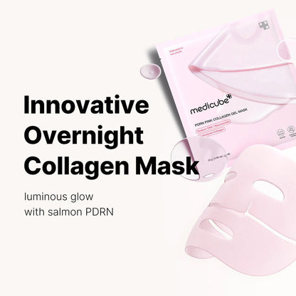 medicube pdrn pink collagen gel mask