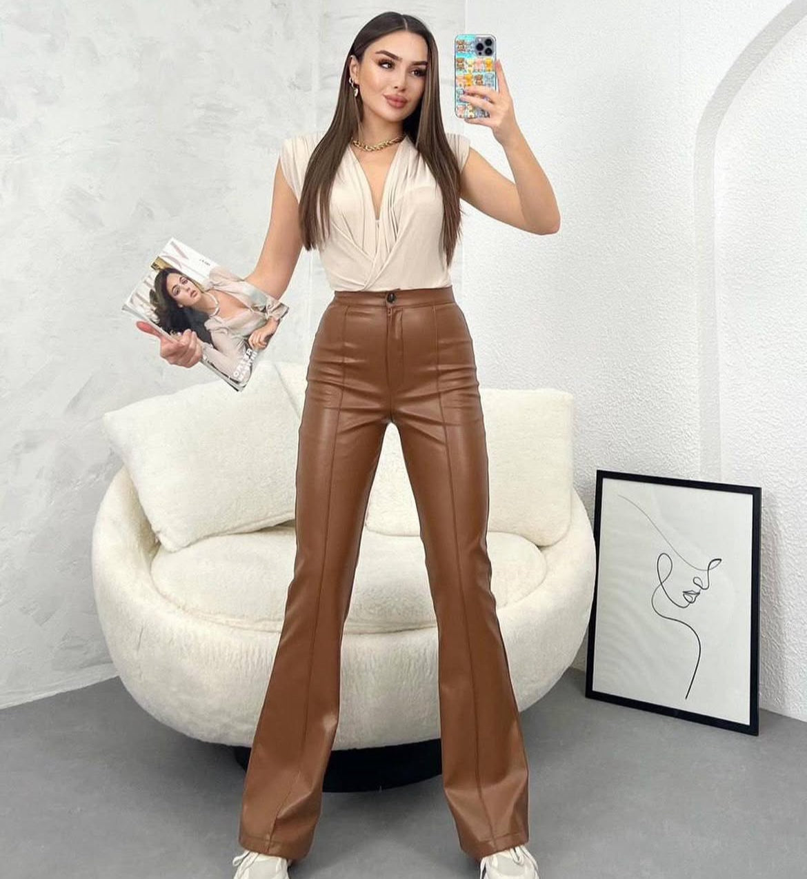 New ispaniol leather pants