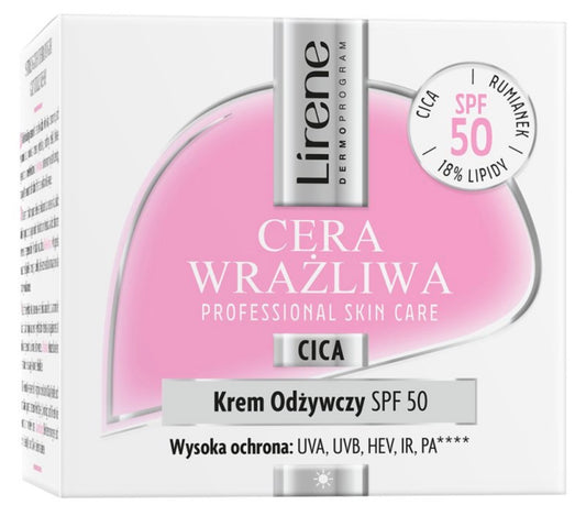 Lirene Cera Wrażliwa CICA SPF