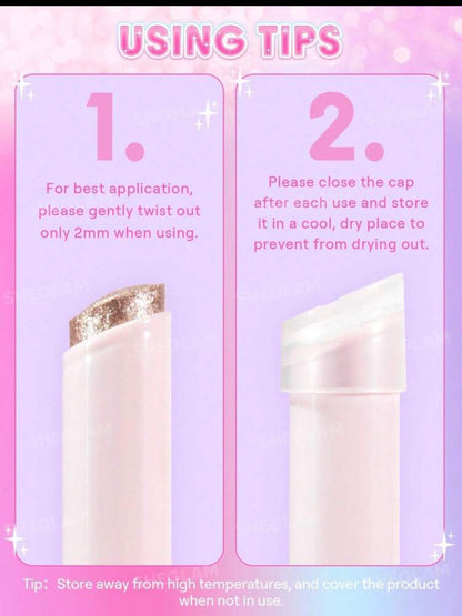 CRYSTAL JELLY GLAZE STICK BATON OMBRE A PAUPIERES GLEE CRYSTAL