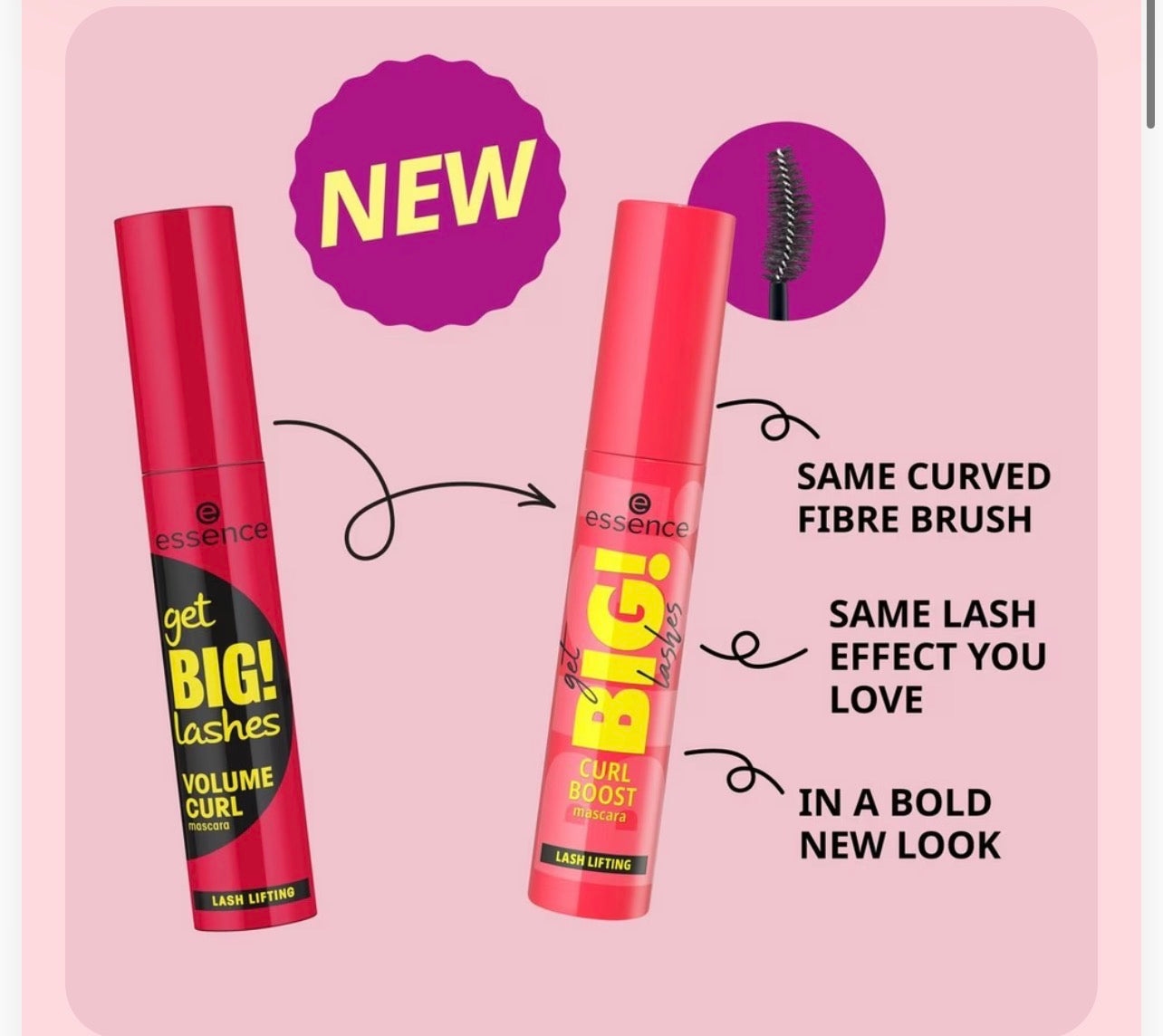 get BIG! lashes CURL BOOST mascara