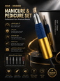 MM-25000 Professional Electric Nail Drill – Manicure & Pedicure Set