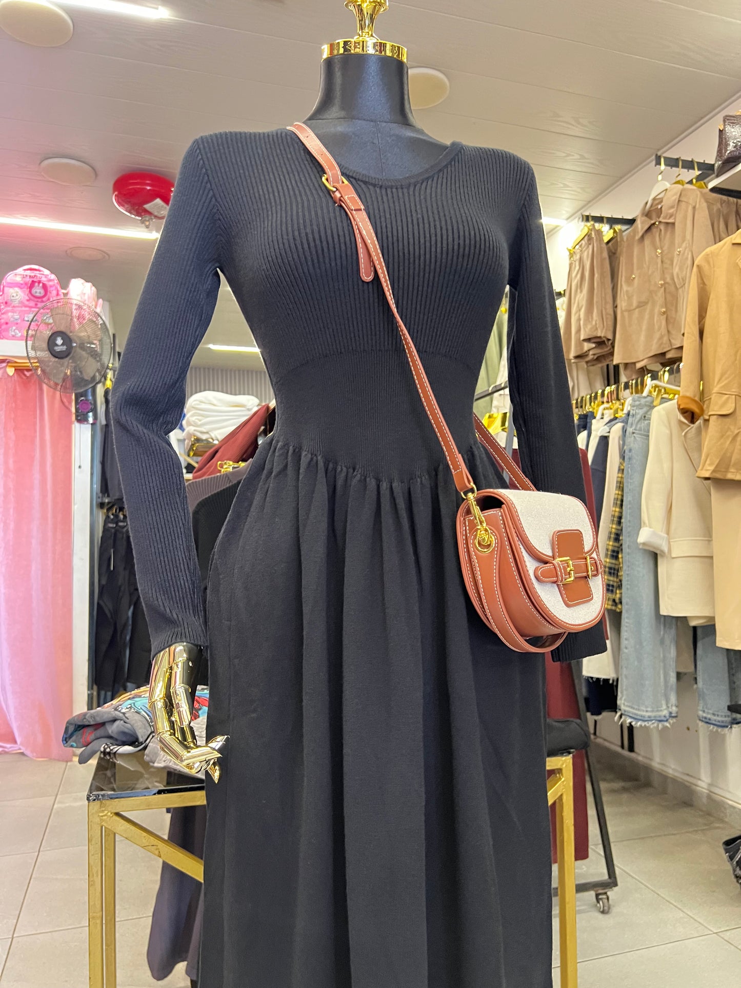 Soft wool dress