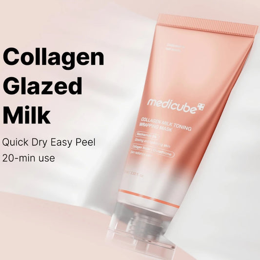 Medicube collagen milk toning wrapping mask